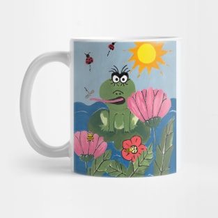 THE Frog And The Fly Painting Mug